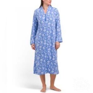 Floral Blue Women's Robe